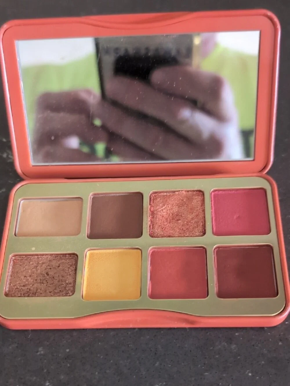 Too Faced Light My Fire Matchbox Lip Tin - Red & Coral